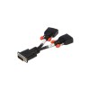 Lindy DMS 59 Male to 2 x VGA Female Splitter Cable