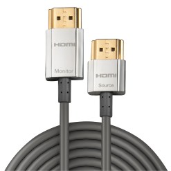 Lindy 3m CROMO Slim High Speed HDMI Cable with Ethernet - image 2