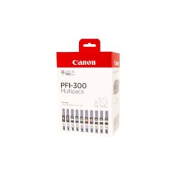 Canon PFI-300 ink cartridge 10 pc(s) Original Black, Blue, Cyan, Grey, Magenta, Photo black, Photo magenta, Red, Yellow - image 2