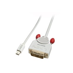 Lindy 0.5m Mini DisplayPort to DVI Cable, White - image 2