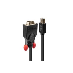 Lindy 3m Mini DisplayPort to VGA Cable, Black