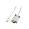 Lindy 2m Mini DisplayPort to VGA Cable, White