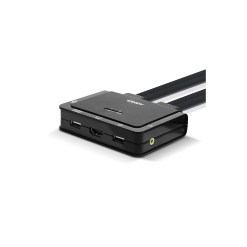 Lindy 2 Port HDMI 4K30, USB 2.0 and Audio Cable KVM Switch