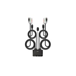 Lindy 2 Port HDMI 4K30, USB 2.0 and Audio Cable KVM Switch - image 3