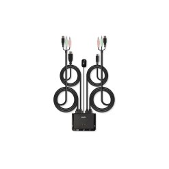 Lindy 2 Port HDMI 18G, USB Type C, USB 2.0 and Audio Cable KVM Switch - image 2