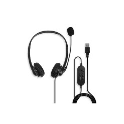 Lindy USB Type A Wired Headset with In-Line Control
