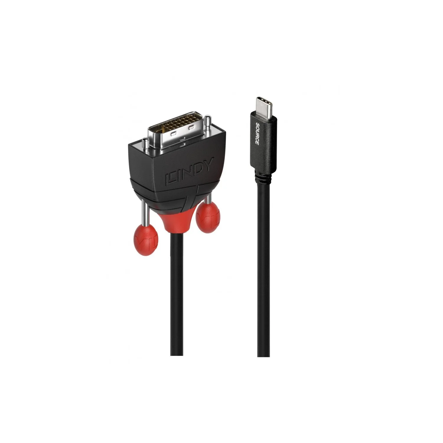 Lindy 0.5m USB Type C to DVI Adapter Cable