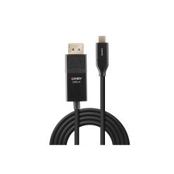 Lindy 2m USB Type C to DP Adapter Cable with HDR - image 2