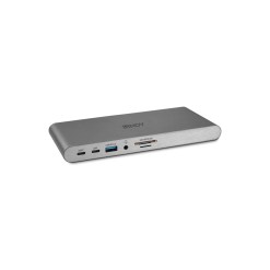 Lindy DST-Pro 5K XT, USB-C Laptop Docking Station with Triple Display (4K) or Single Display (5K) and 100W Pass-Through Charging