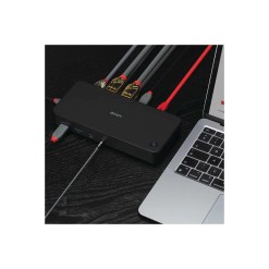 Lindy DST-Pro Universal, USB-C and Type A Hybrid Laptop Docking Station - 4K HDMI, 2x4K (DP or HDMI) - image 5