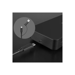 Lindy DST-Pro Universal, USB-C and Type A Hybrid Laptop Docking Station - 4K HDMI, 2x4K (DP or HDMI) - image 6
