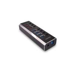 Lindy 4 Port USB 3.0 Hub with 3 Quick Charge 3.0 Ports - image 2