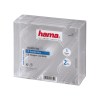 Hama CD Double Jewel Case, Pack 5 2 discs Transparent