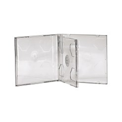 Hama CD Double Jewel Case, Pack 5 2 discs Transparent - image 2