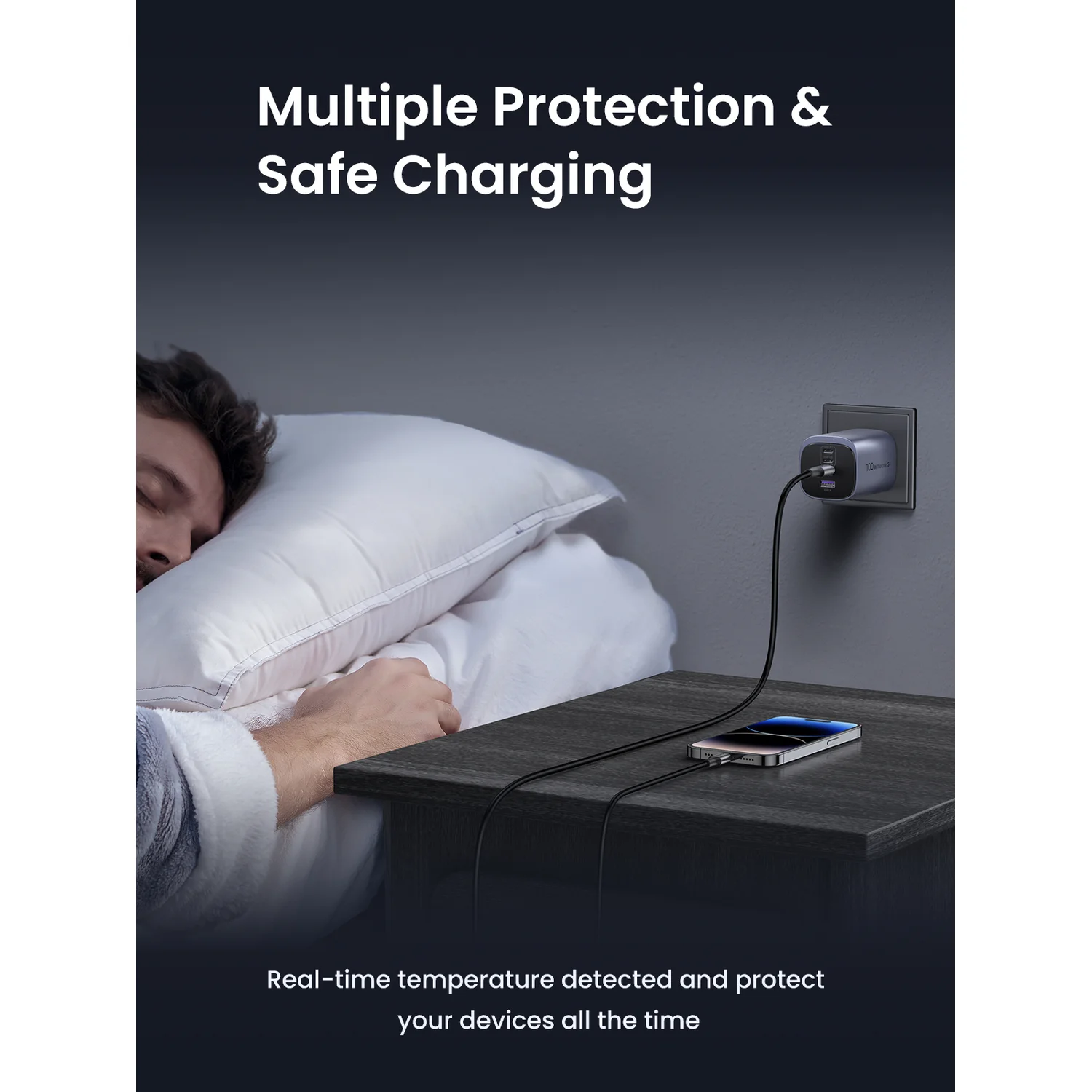 Ugreen NEXODE S 100W GAN CHARGER Mobile computer, Mobile phone, Laptop, Power bank, Tablet, Wearables AC Indoor - image 8