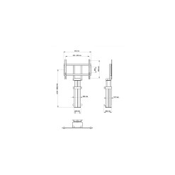 Multibrackets M Motorized Public Floormount 160kg Black SD - image 8
