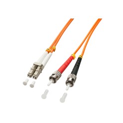 Lindy 15m LC-ST OM2 50/125 Fibre Optic Patch Cable