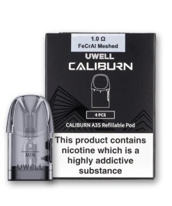 Uwell Caliburn A3S Pods (4-Pack)