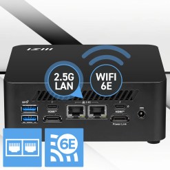 MSI Cubi NUC 1M Intel Core 3 100U (14th Gen) Barebone, NUC, SFF, Mini Computer, HTPC, (NO RAM, NO Storage, NO OS), Intel Graphics/DDR5/Dual ThunderBolt 4/Dual HDMI/Dual LAN/WiFi 6E/BT 5.3/VESA - image 5