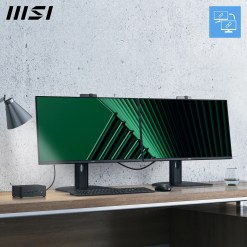 MSI Pro MP275QPDG 27 Inch Monitor, QHD (2560 x 1440), 100Hz, IPS, 1ms, 2x HDMI 2.0b, 1x DP 1.2a input, 1x DP 1.2a output, 1x Type-C (DP alt.) w/ 98W PD, 1x LAN, 4xUSB 5Gbps Type-A, 1x USB 5Gbps Type-B, Built-in Speakers, Webcam, Daisy Chain, HDR Ready, Anti-Glare, Anti-Flicker, Less Blue light, TÜV Certified, VESA, Kensington, 4-Way adjustable stand, Black - image 10