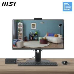 MSI Pro MP275QPDG 27 Inch Monitor, QHD (2560 x 1440), 100Hz, IPS, 1ms, 2x HDMI 2.0b, 1x DP 1.2a input, 1x DP 1.2a output, 1x Type-C (DP alt.) w/ 98W PD, 1x LAN, 4xUSB 5Gbps Type-A, 1x USB 5Gbps Type-B, Built-in Speakers, Webcam, Daisy Chain, HDR Ready, Anti-Glare, Anti-Flicker, Less Blue light, TÜV Certified, VESA, Kensington, 4-Way adjustable stand, Black - image 7