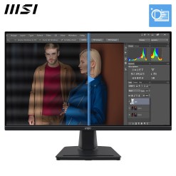 MSI Pro MP245G 24 Inch Monitor, FHD (1920 x 1080), 100Hz, IPS, 1ms, 1x HDMI 1.4b, 1x DP 1.2a output, 1x D-Sub(VGA), Built-in Speakers, Anti-Glare, Anti-Flicker, Less Blue light, TÜV Certified, VESA, Kensington, Black - image 5