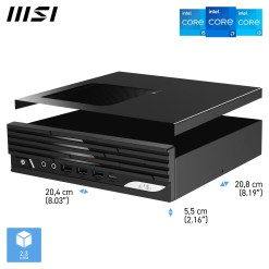 MSI Pro DP21 14M Intel Core 7 14700, Desktop PC, DP21 14M, SFF, Mini Computer, HTPC, (16GB RAM, 1TB Storage, Windows 11 ), Intel Graphics/DDR5/Dual HDMI/Dual LAN/WiFi 6E/BT 5.3 - image 8