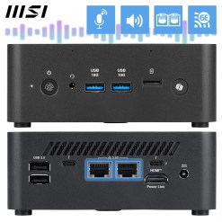 MSI Cubi NUC AI+ 2MG Intel Core Ultra 9 288V, Desktop PC, NUC, SFF, Mini Computer, HTPC, (32GB RAM, 1TB Storage, Windows 11 PRO NextGen Premium), Intel Arc Graphics/Embedded DDR5/Dual ThunderBolt 4/HDMI/Dual LAN/WiFi 6E/BT 5.3/VESA - image 6