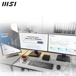 MSI Cubi NUC AI+ 2MG Intel Core Ultra 9 288V, Desktop PC, NUC, SFF, Mini Computer, HTPC, (32GB RAM, 1TB Storage, Windows 11 PRO NextGen Premium), Intel Arc Graphics/Embedded DDR5/Dual ThunderBolt 4/HDMI/Dual LAN/WiFi 6E/BT 5.3/VESA - image 9