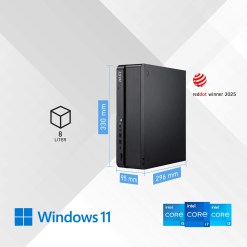 MSI PRO DP80 A14G Intel Core 7 14700, Barebone, DP80 A14G, SFF, Mini Computer, HTPC, (NO RAM, NO Storage, NO OS), Intel Graphics/DDR5/Dual HDMI/Dual LAN/WiFi 6E/BT 5.3 - image 3