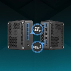 MSI Cubi Z AI 8M AMD Ryzen 5 8645HS Barebone, NUC, USFF, Mini Computer, HTPC (NO RAM, NO Storage, NO OS), AMD Radeon Graphics/DDR5/Dual ThunderBolt 4/Dual HDMI/Dual LAN/WiFi 6E/BT 5.3/VESA - image 8