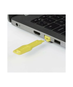 Lindy RJ45 Port Blocker key, Yellow