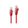 Lindy 5m Cat.6 U/UTP Network Cable, Red