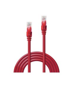Lindy 7.5m Cat.6 U/UTP Network Cable, Red