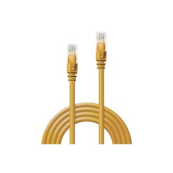 Lindy 0.3m Cat.6 U/UTP Network Cable, Yellow - image 3
