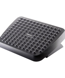 Fellowes Foot Rest Under Desk - Standard Foot Support Ergonomic Foot Rest with Textured Surface - Foot Rest Stool for Office & Home Use - Black
