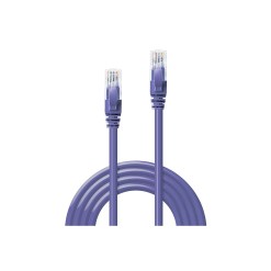 Lindy 1m Cat.6 U/UTP Network Cable, Purple - image 3