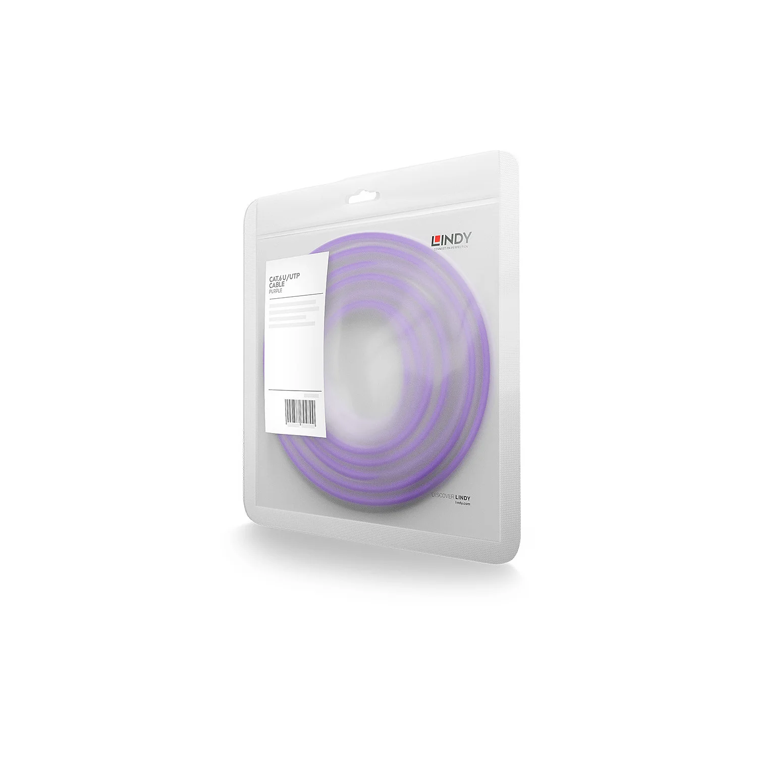 Lindy 20m Cat.6 U/UTP Network Cable, Purple - image 2