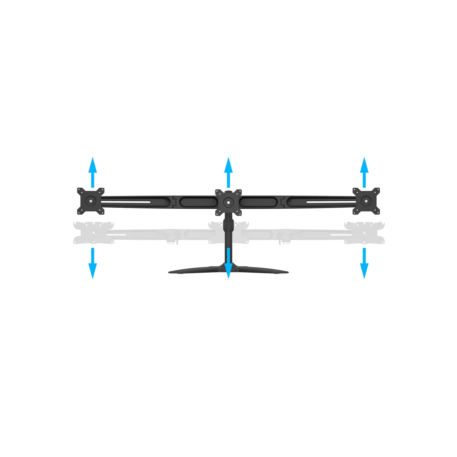Multibrackets M VESA Desktopmount Triple Stand 15"-24" - image 10