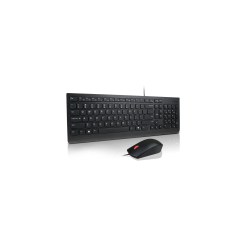 Lenovo KB MICE_BO Essencial WR KBMS GB A1 keyboard Mouse included Universal USB UK English Black - image 2