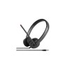 Lenovo Stereo Analog Headset Wired Head-band Office/Call center Black