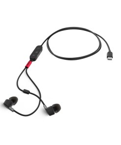 Lenovo 4XD1C99220 headphones/headset Wired In-ear Music/Everyday USB Type-C Black