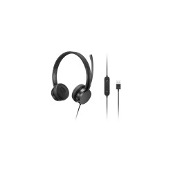 Lenovo 4XD1K18260 headphones/headset Wired Head-band Music/Everyday USB Type-A Black