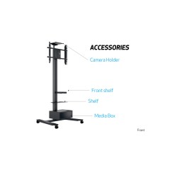 Multibrackets M Public Display Stand 210 HD Single Black - image 6