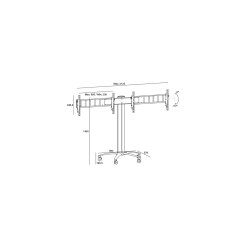 Multibrackets M Public Display Stand 145 Dual Silver - image 9