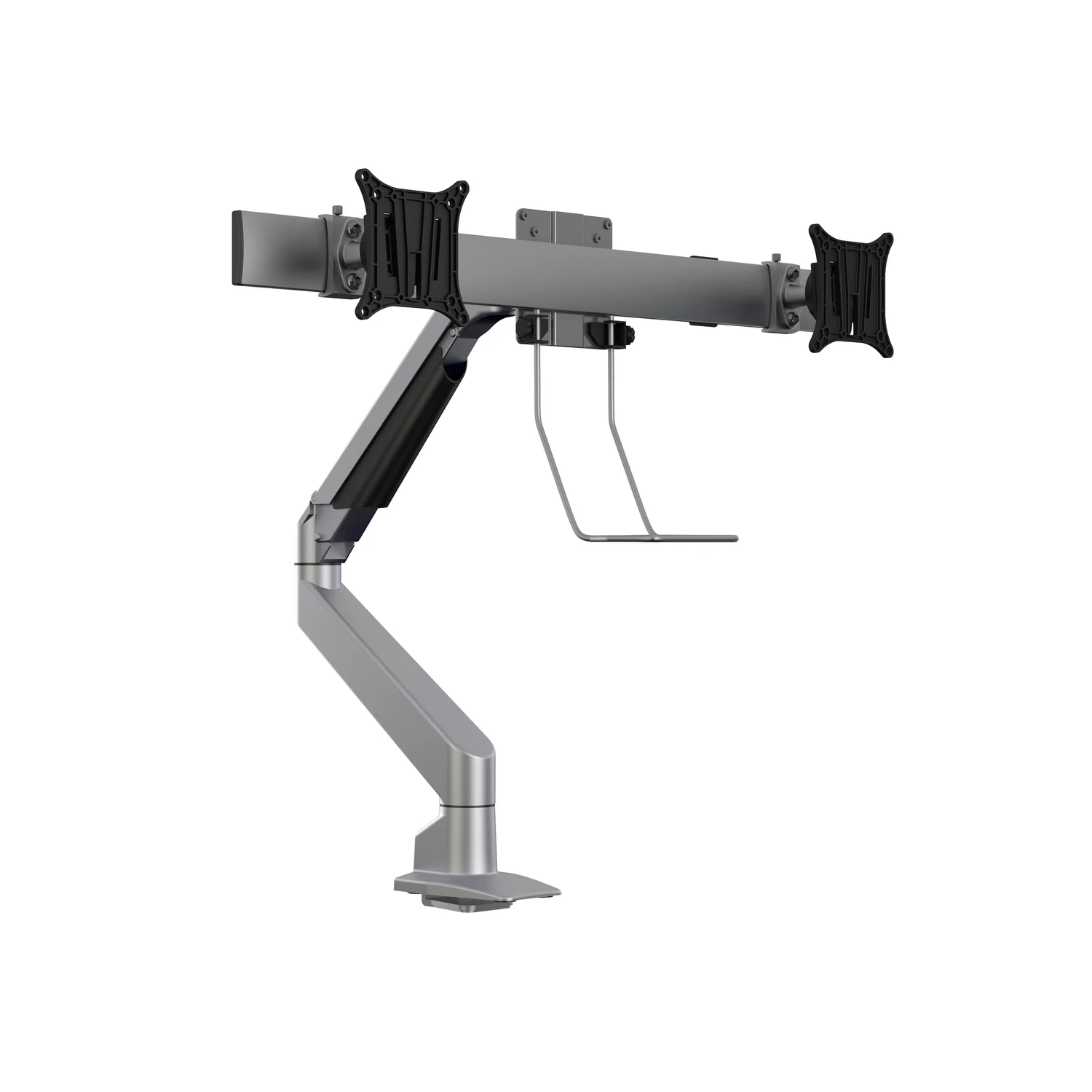 Multibrackets M VESA Gas Lift Arm Single Silver w, Duo Crossbar