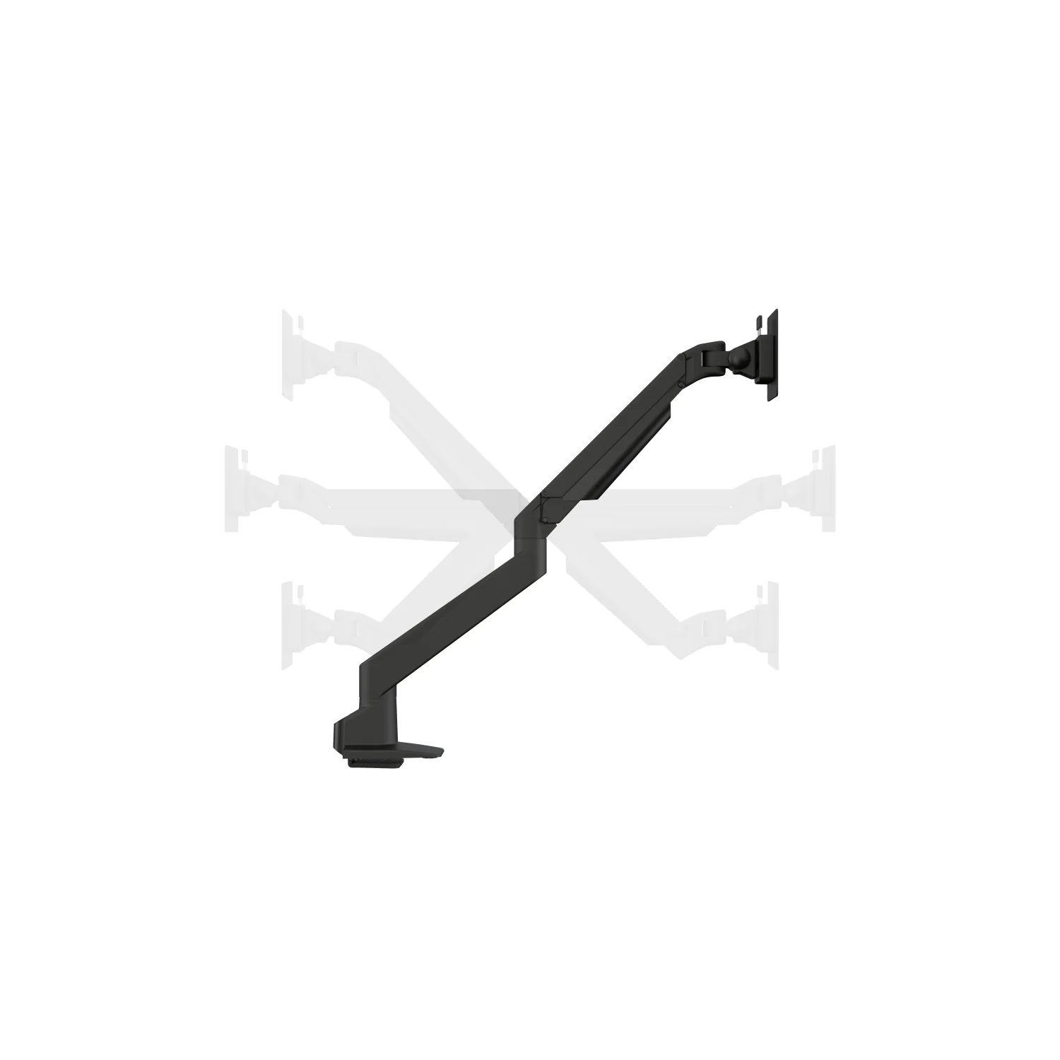 Multibrackets M VESA Gas Lift Arm Single Silver w, Duo Crossbar - image 10