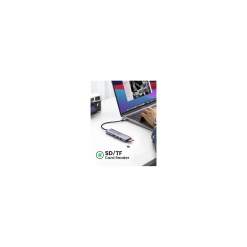 Ugreen 6-in-1 USB-C Hub USB Type-C Silver - image 2