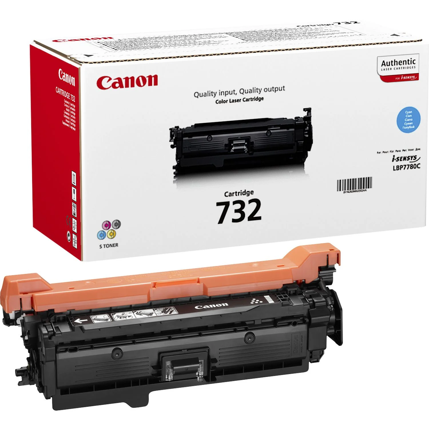 Canon 732C toner cartridge 1 pc(s) Original Cyan - image 2