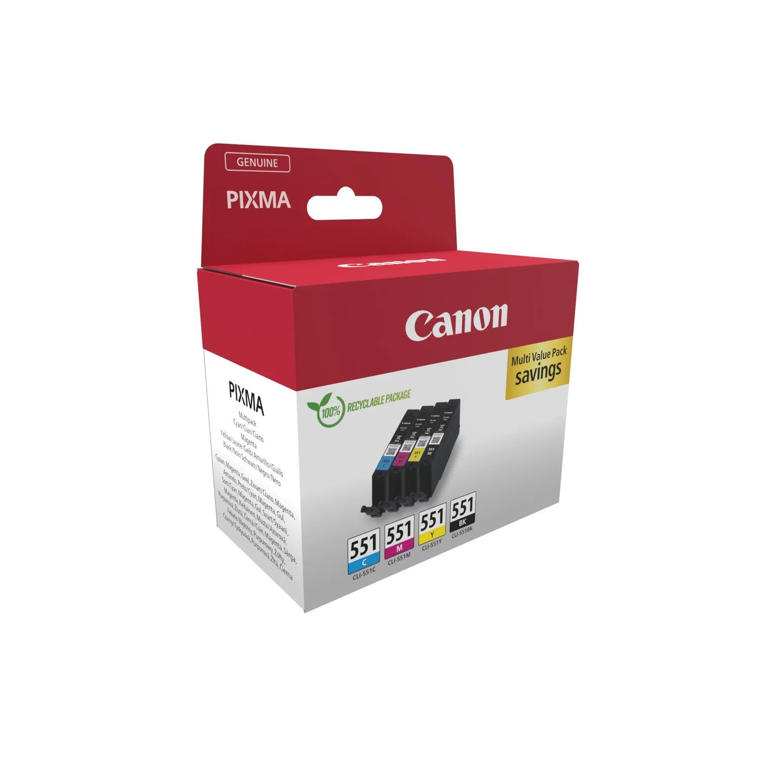 Canon 6509B015 ink cartridge 1 pc(s) Original Black, Cyan, Magenta, Yellow - image 2